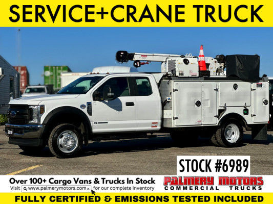 2019 Ford Super Duty F-550 DRW 4x4 Diesel Cobra Crane Service Tr in Cars & Trucks in Mississauga / Peel Region