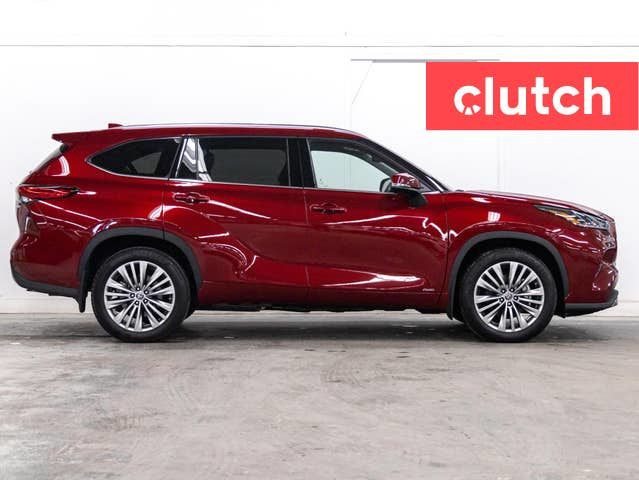 2022 Toyota Highlander Hybrid Platinum AWD w/ Apple CarPlay & An in Cars & Trucks in City of Toronto - Image 4