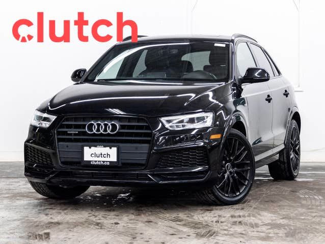 2018 Audi Q3 Technik AWD w/Heated Front Seats, Bluetooth, Rearvi in Cars & Trucks in City of Toronto