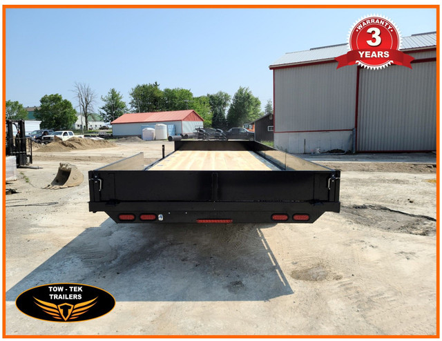 2024-8.5 x 24' Deck Over-Flat Deck trailer drop down sides-remov in Cargo & Utility Trailers in Mississauga / Peel Region - Image 3