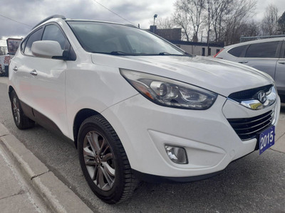  2015 Hyundai Tucson GLS-AWD-LEATHER-PONOROOF-BK UP CAM-BLUETOOT