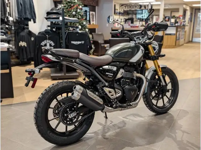 2025 Triumph Scrambler 400 X // Matte Khaki Green/Fusion White in Dirt Bikes & Motocross in Winnipeg - Image 12