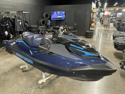 2025 SEA-DOO GTX 300 PERSONAL WATERCRAFT WITH SOUND STOCK #A104840 300 HP ROTAX ENGINE ST3 FIBERGLAS...