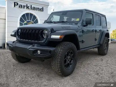 This Jeep Wrangler boasts a Intercooled Turbo Premium Unleaded I-4 2.0 L/122 engine powering this Ma...
