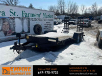 2016 15FT Equipment Trailer Tandem Axle | Electric Winch | Elect