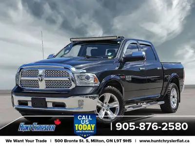 BUILT FOR THE ROAD, MADE FOR YOU! 2017 RAM 1500 LARAMIE CREW CAB 4X4 Equipped With A 3.0L Diesel Eng...