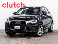 2018 Audi Q3 Komfort AWD w/ Nav, Sunroof, Rearview Cam