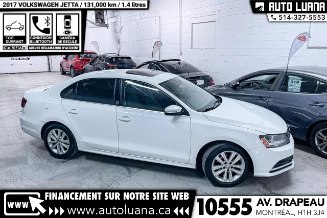 2017 VOLKSWAGEN Jetta Wolfsburg Edition TOIT/CAMERA/PUSH START in Cars & Trucks in City of Montréal - Image 3