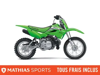Concessionnaire des véhicules neufs et d'occasion. Motocross KAWASAKI KLX110R 2025 Comme moto conviv...