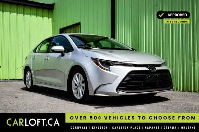 This 2024 Toyota Corolla is for sale today. This low mileage sedan has just 10,822 kms. It's silver...