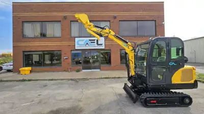 BRAND NEW LOWEST PRICE CAEL EXCAVATOR 2.5 TON WITH CAB HYDRAULIC THUMB & SWING BOOM FINANCE AVAILABL...