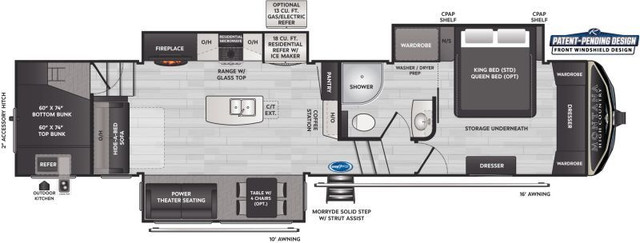 2023 KEYSTONE MONTANA HIGH COUNTRY 351BH in Travel Trailers & Campers in Hamilton - Image 2