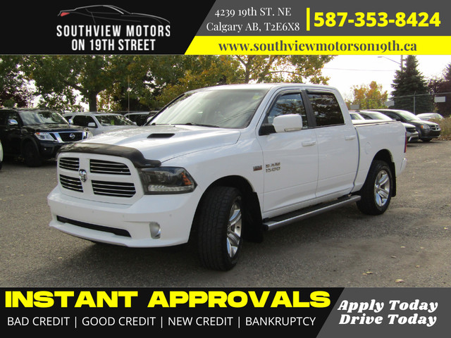 2015 Ram 1500 SPORT-CREW CAB-4X4 *FINANCING AVAILABLE* in Cars & Trucks in Calgary