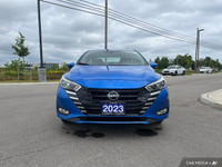 Recent Arrival! New Price! Odometer is 17378 kilometers below market average! Blue 2023 Nissan Versa... (image 1)