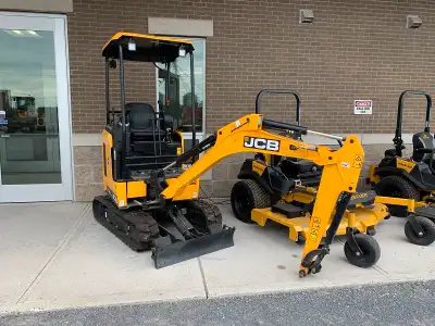 2024 JCB 18Z-1 MINI EXCAVATOR STOCK # A052478 21.1 HP 3856 POUNDS OPERATING WEIGHT ZERO TAIL SWING R...