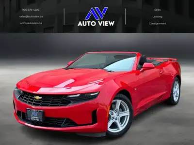 JUST LANDED!! 2022 Chevrolet Camaro 1LT Convertible!! **CLEAN CARFAX** 2.0L TURBOCHARGED INLINE 4 MO...