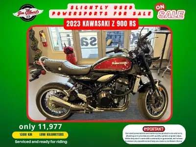 2023 Lightly Used Kawasaki Z900RS for Sale in Fredericton, NB Retro Style, Modern ThrillsRediscover...