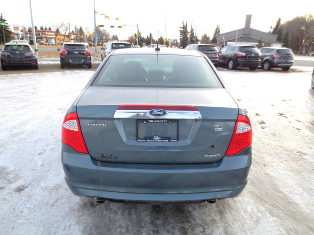 2012 Ford Fusion SEL V6 AWD w/ Htd Lthr/Roof/R.Starter/Bluetooth in Cars & Trucks in Edmonton - Image 4