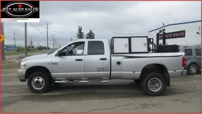 NEW ARRIVAL.. 2008 Ram 3500 4x4 QUAD Cab WITH WELDING SKID - 6 Cylinder 6.7 L Diesel Engine - Automa...