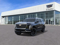 The 2025 Cadillac Escalade ESV Premium Luxury 4WD, presented in classic Black Raven with a striking... (image 3)