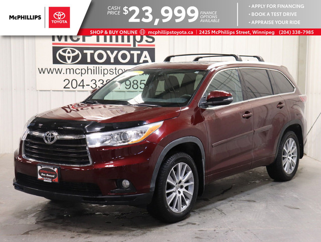 2015 Toyota Highlander XLE AWD | V6 | HTD SEATS | PWR LIFTGAT... in Cars & Trucks in Winnipeg