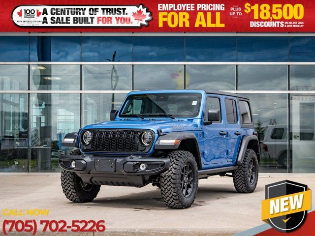 2025 Jeep Wrangler Willys in Cars & Trucks in Barrie