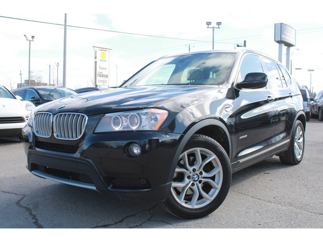  2013 BMW X3 AWD 28i, MAGS, CUIR, TOIT PANORAMIQUE, A/C in Cars & Trucks in Longueuil / South Shore