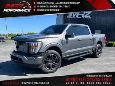 VÉHICULE ENDOMMAGÉ EN RÉPARATION - PRIX À L'ÉTAT RÉPARÉ ET GARANTIE TEL QUE D'ORIGINE -- Ford F150 L...