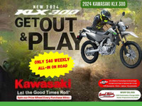 2024 KAWASAKI KLX 300 - Only $40 Weekly