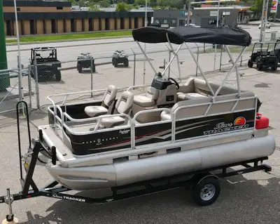 2014 SunTracker Bass Buggy 16 DLX $21,995 -$2,000 [SUPER SUMMER BLOWOUT] =$19,995 with Mercury 20HP...