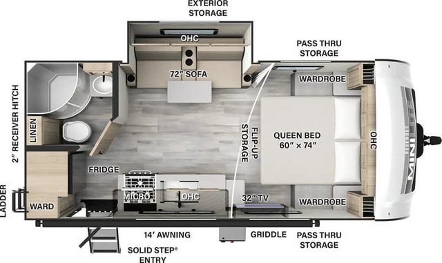 2024 Forest River Rockwood Mini Lite 2109S in Travel Trailers & Campers in Strathcona County - Image 2