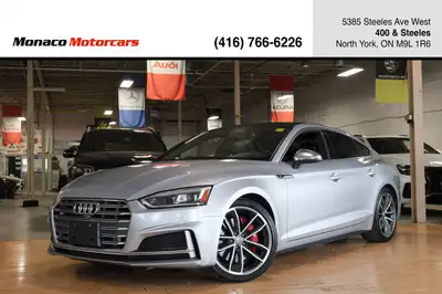 Special Finance Price: $26,999 | Cash Price: $28,499 2018 Audi S5 Technik Quattro - No Accidents, Cl...