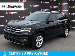 2018 Volkswagen Atlas Comfortline | VW CERTIFIED | LEATHER SEATS | CARPLAY | PWR LIFTGATE