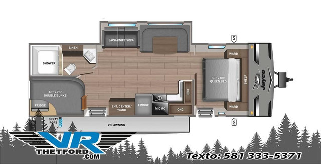 2024 JAYCO Jay Flight 285BHS in Travel Trailers & Campers in Thetford Mines