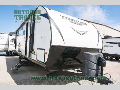 Prime Time Tracer Breeze travel trailer 24DBS highlights: Double Size Bunks U-Shaped Dinette Evergre...