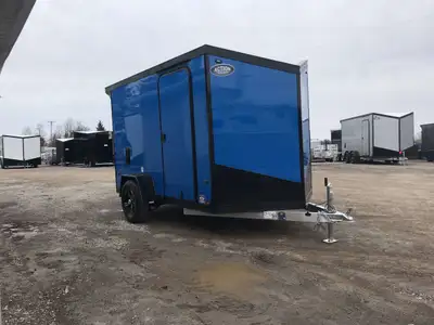 LEGACY SERIES ALL ALUMINUM FRAME 6' X 10' SINGLE AXLE CARGO WITH RAMP DOOR AND POLYCORE PANEL UPGRAD...