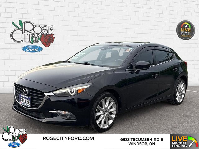 2018 Mazda Mazda3 Sport GT | Heated Seats | Power Moonroof in Cars & Trucks in Windsor Region