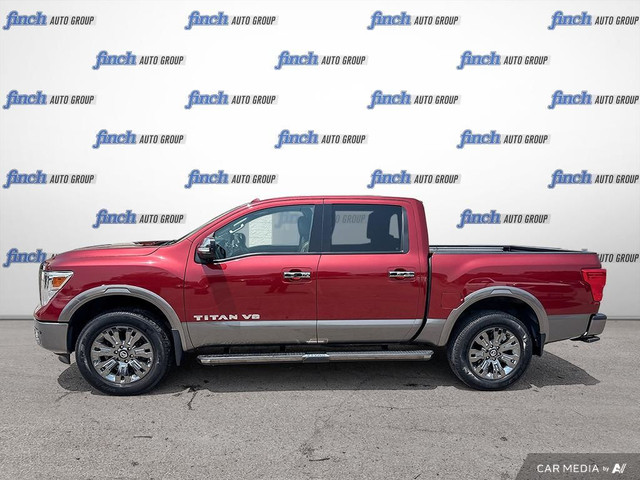 2018 Nissan Titan Platinum BROWN LEATHER INTERIOR | ONE OWNER... in Cars & Trucks in London - Image 4