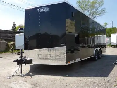 - New 2025 Cargo Express- 8.5' x 20' +2.5' vnose - Car Hauler Pkg. - Ramp -RV side door - Undercoati...