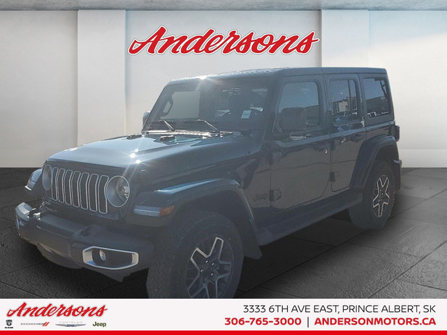 2025 Jeep WRANGLER 4-Door SAHARA Advanced Cruise Control / Power in Cars & Trucks in Prince Albert