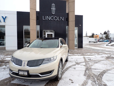  2018 Lincoln MKX Reserve LOCAL TRADE, 3.7L, 303HP, TECH PACKAGE