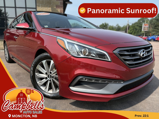2015 Hyundai Sonata Sport Panoramic Sunroof! Backup Cam! in Cars & Trucks in Moncton