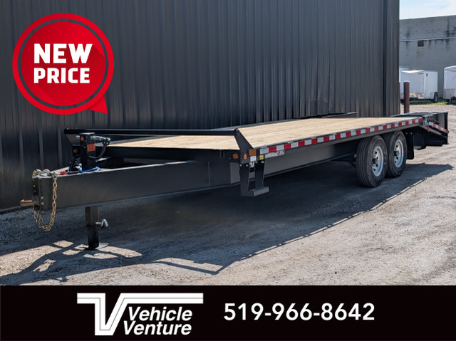 2025 CANADA TRAILER 102X22 BEAVERTAIL PINTLE DECKOVER 14000 GVWR in Cargo & Utility Trailers in Oakville / Halton Region