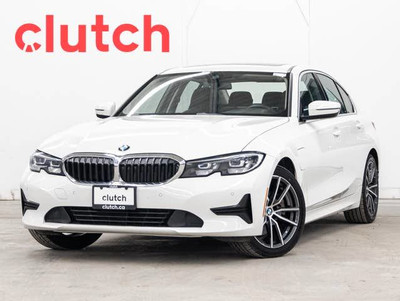 2021 BMW 3 Series 330e w/ Apple CarPlay & Android Auto, A/C, Nav