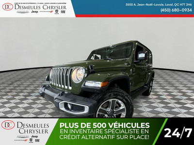 2021 Jeep Wrangler Unlimited Sahara 4X4 Uconnect Navigation Came