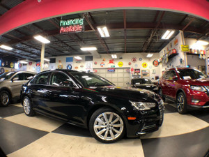 2018 Audi A4 KOMFORT AWD LEATHER P/SUNROOF NAVI CARPLAY CAMERA