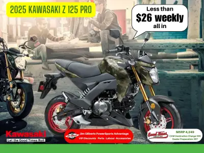 Only $26 Weekly, All-in On the RoadSmall Size, Big Fun! Looking for a compact motorcycle that packs...