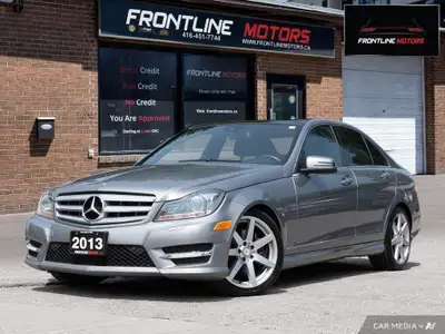 2013 Mercedes C350 4MATIC - Accident-Free! Grey on Black Leather Interior! Well Maintained! Loaded W...
