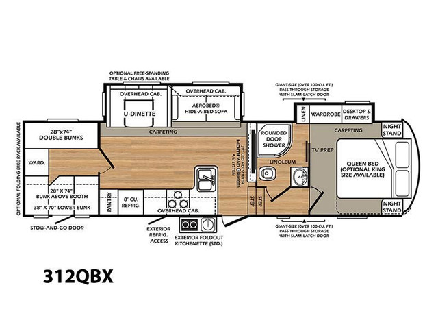 2015 Forest River Wildcat 312QBX in Travel Trailers & Campers in Ottawa - Image 2