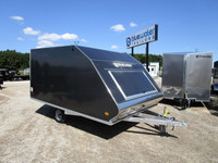 2024 SNOPRO Aluminum 12 ft Hybrid Trailer - 101 x 12'!